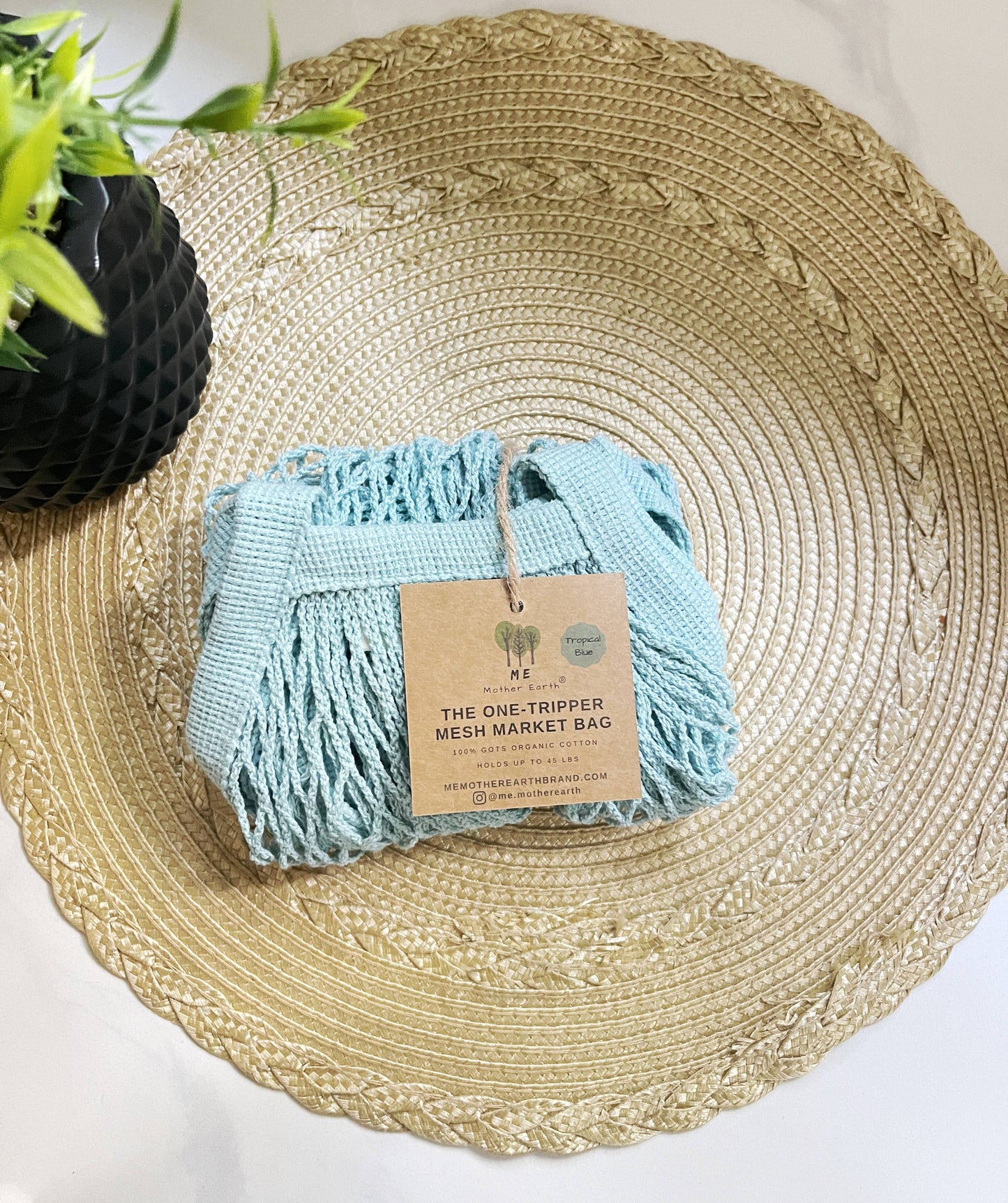 The "One Tripper" HUGE Mesh Market Bag | Zero Waste: Natural