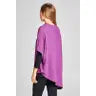 Soft Hacci Brush Asymmetrical Pullover