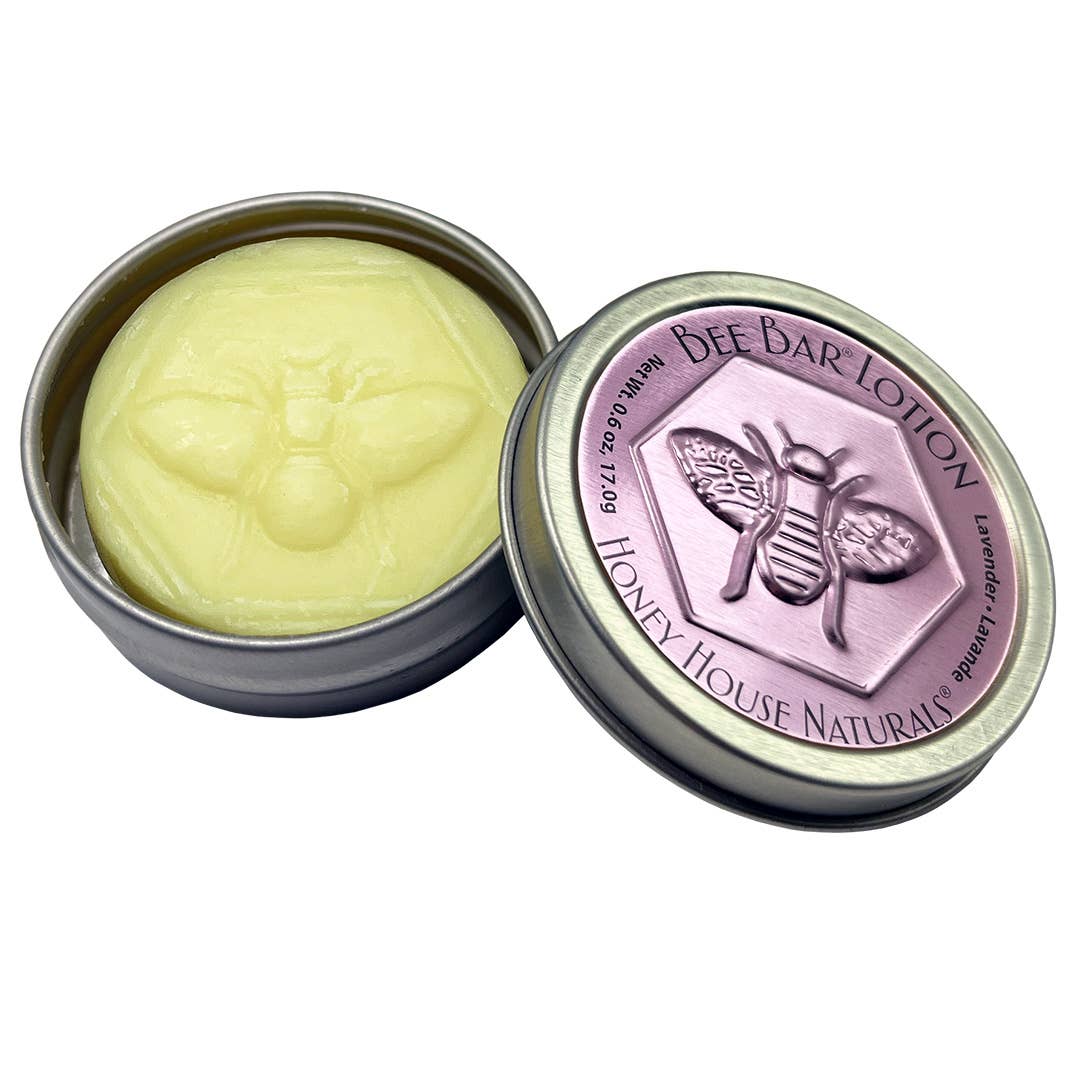 Small Bee Bar Solid Lotion - Individual: Lavender