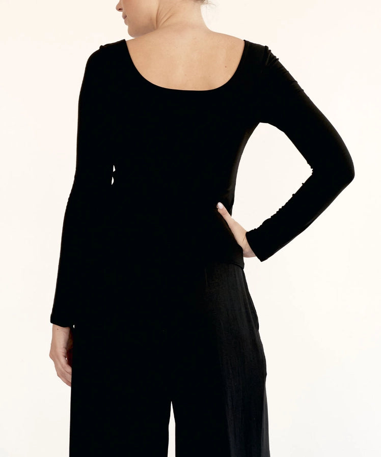 BAMBOO DOUBLE LAYERED LONG SLEEVE