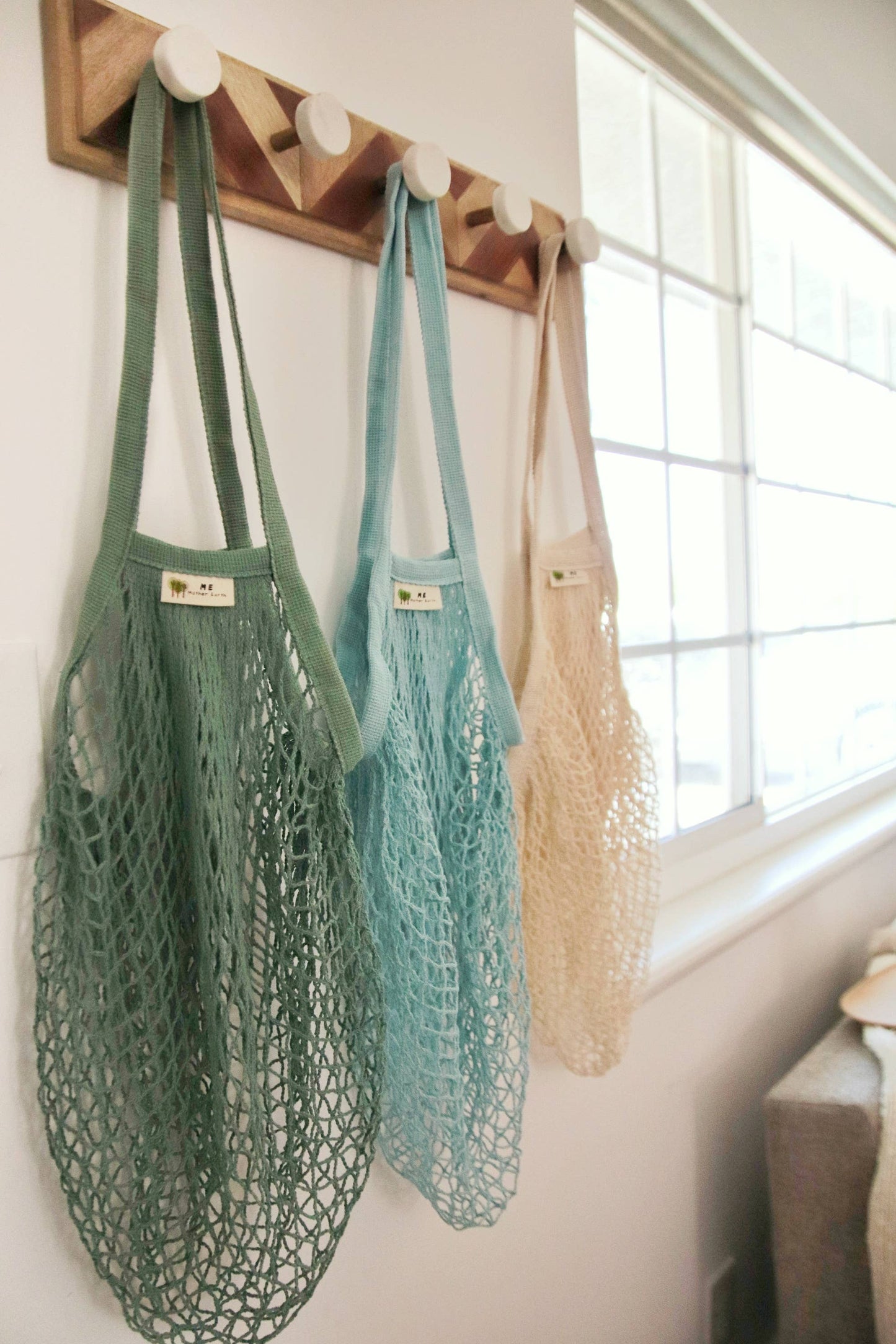 The "One Tripper" HUGE Mesh Market Bag | Zero Waste: Natural