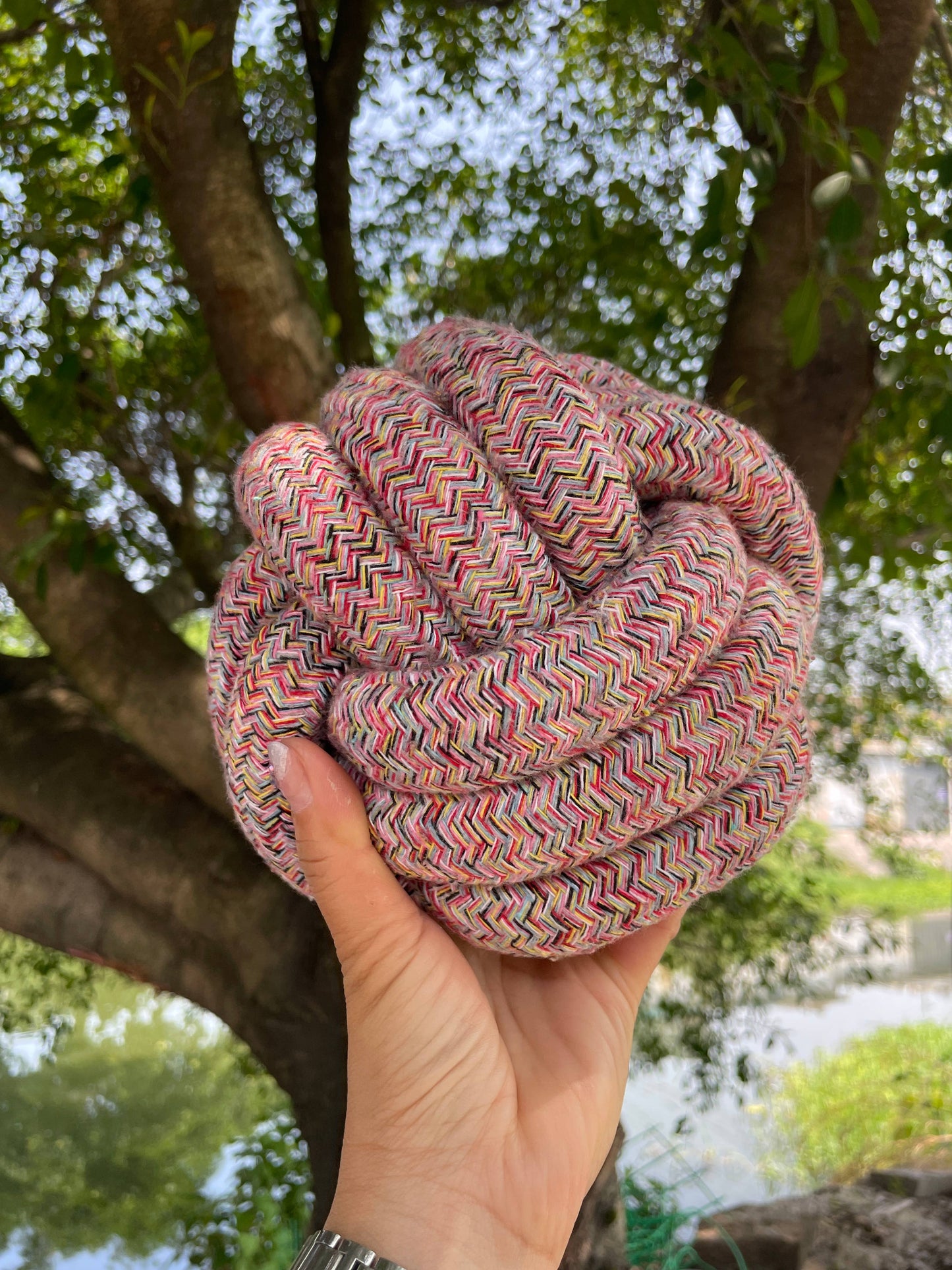 Handmade Jumbo Rope Ball, Sustainable Dog Rope Toys, Unique