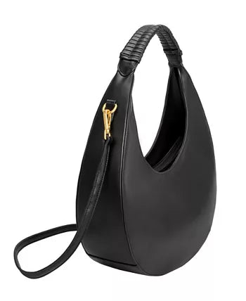 Danni Recycled Vegan Shoulder Bag in Black