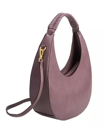 Danni Recycled Vegan Shoulder Bag in Lavender