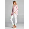 Criss Cross Open Shoulder Long-Sleeved Shirts
