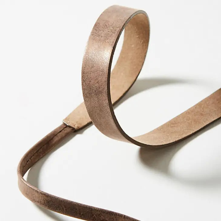 Skinny Wrap Belt - Tan