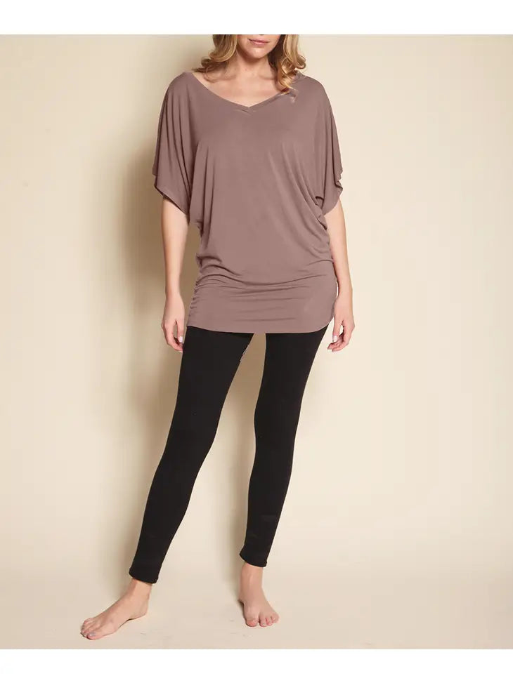 BAMBOO SK SIGNATURE V NECK TUNIC
