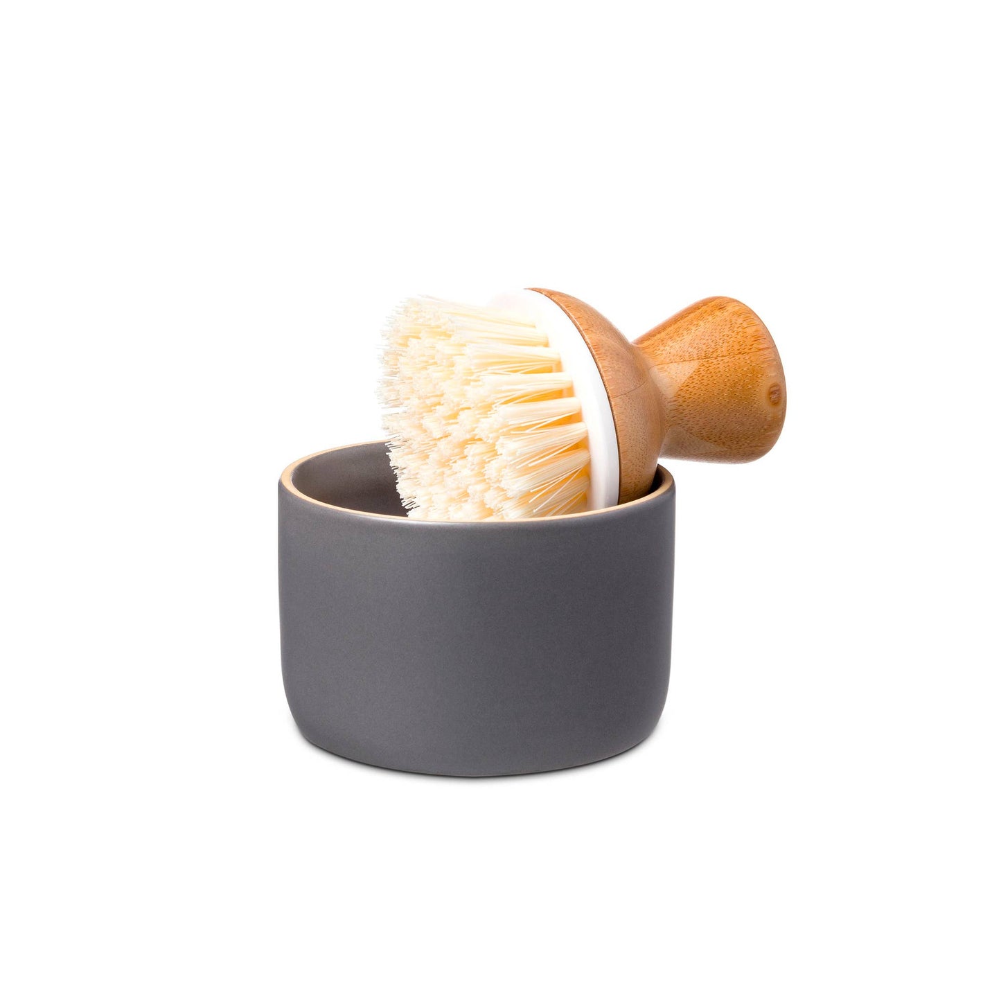 Bamboo Brush and Bubble Up Dish Set