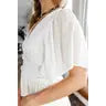 White Parker Ruffled Blouse