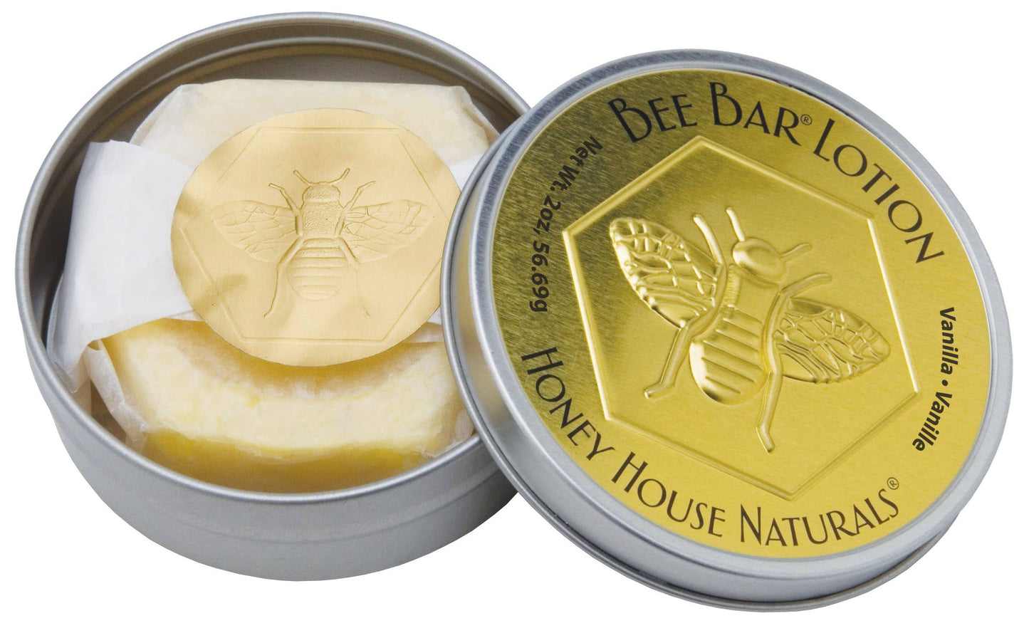 Large Bee Bars Solid Lotion Bar - Natural
