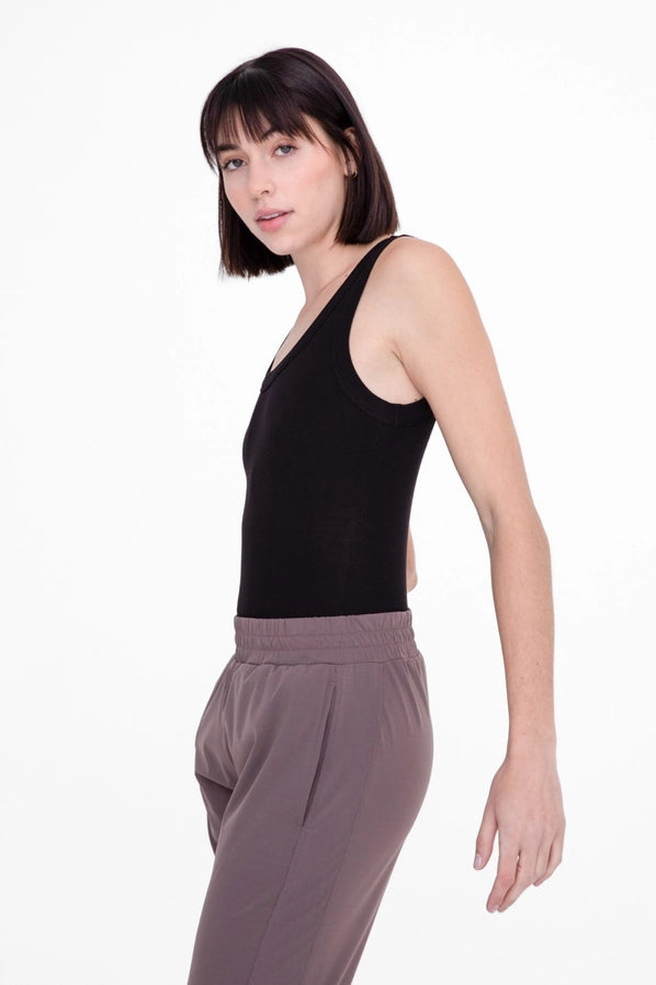 Ribbed Tank Top Bodysuit