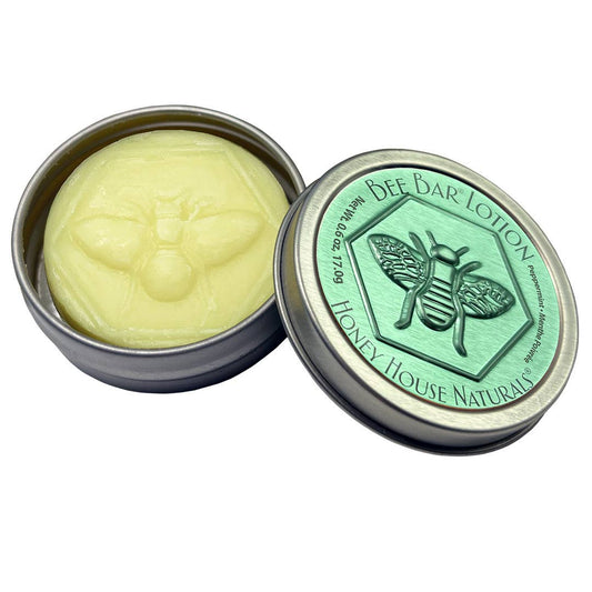 Small Bee Bar Solid Lotion - Individual: Peppermint