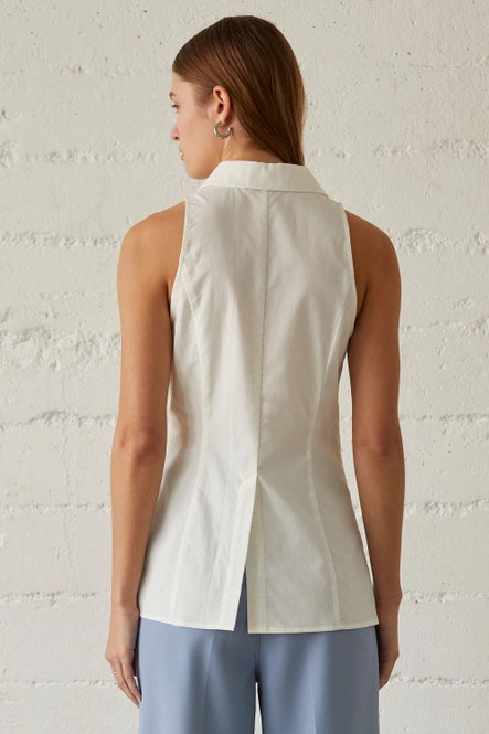 Halter Button up Tunic