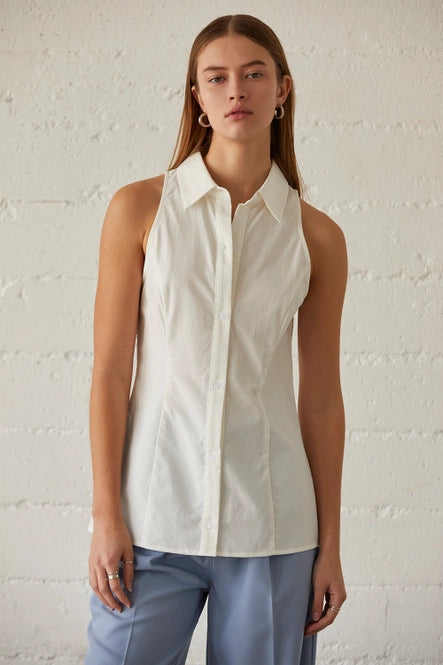 Halter Button up Tunic
