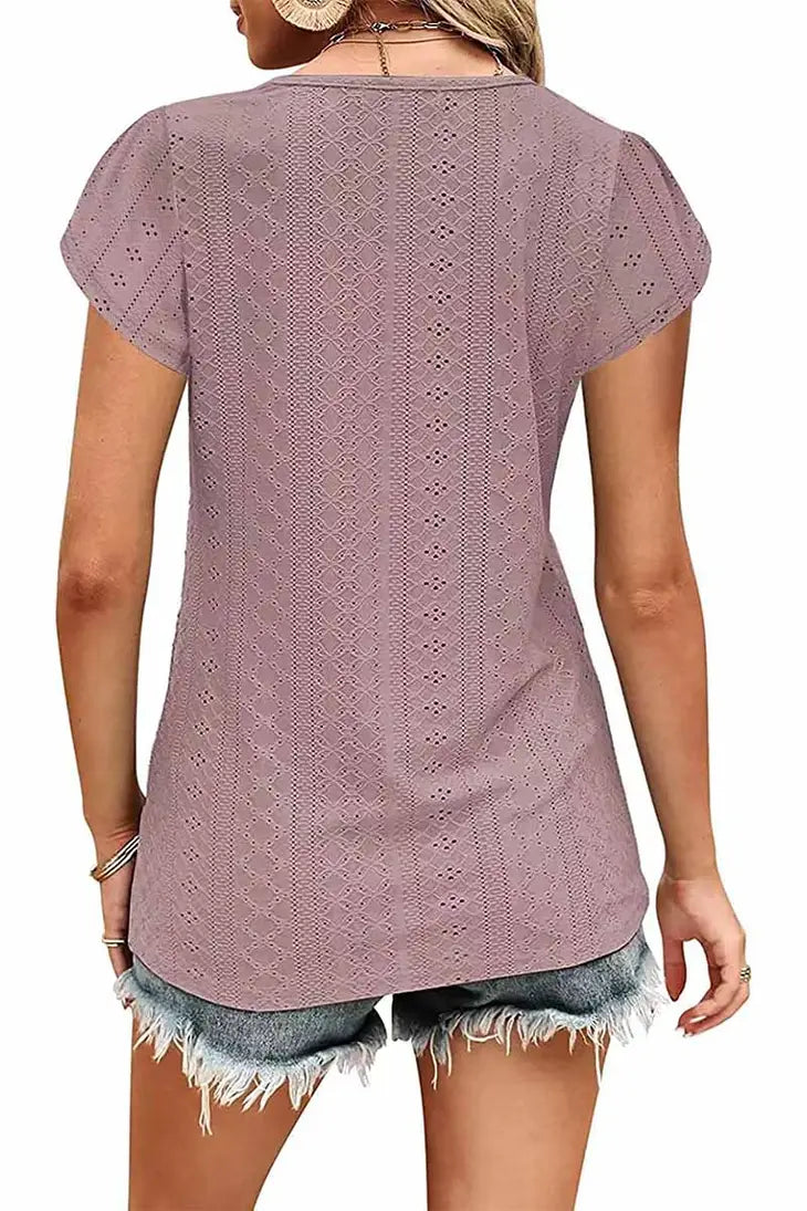 Buckled V Neck