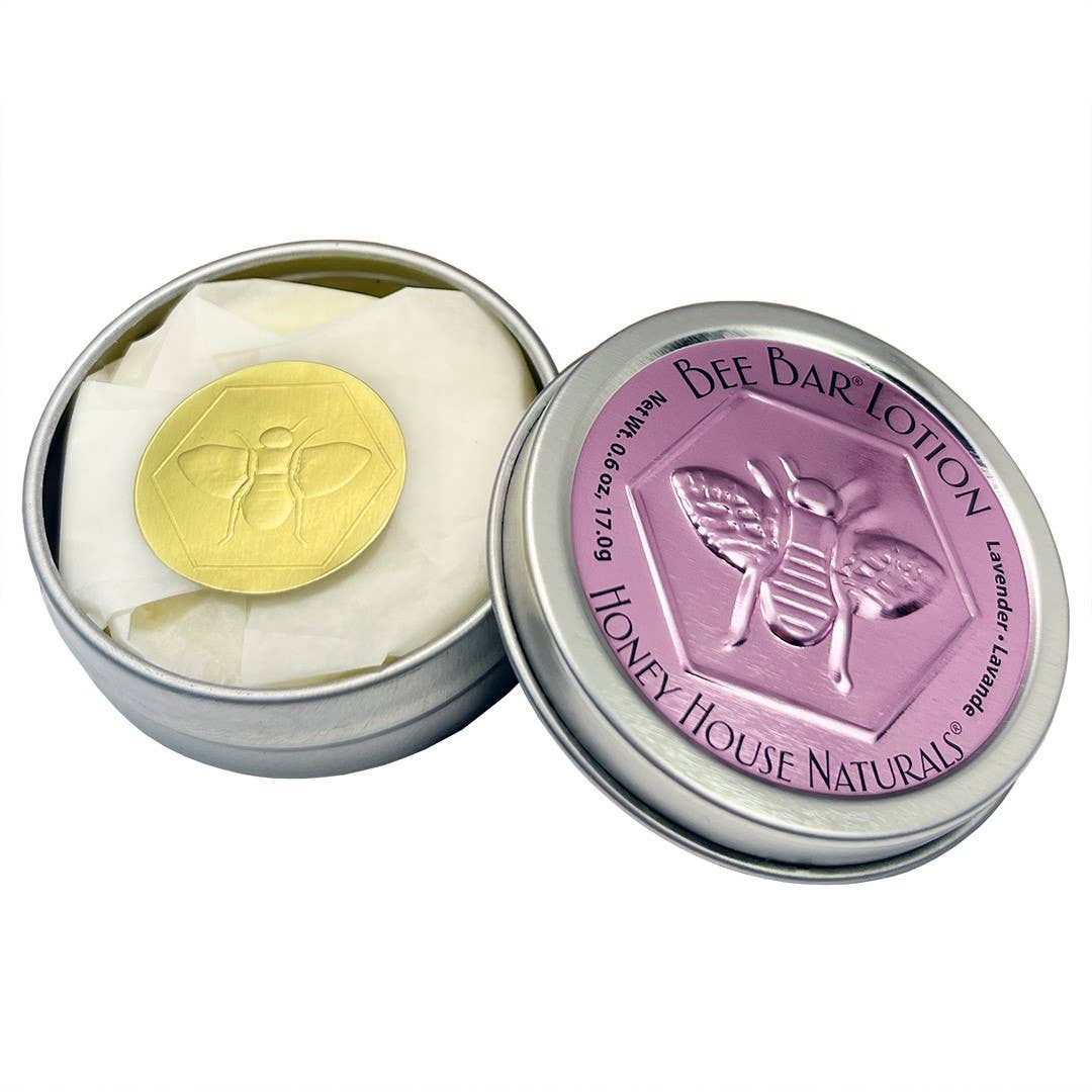 Small Bee Bar Solid Lotion - Individual: Lavender
