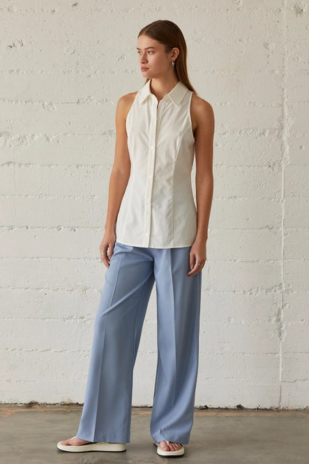Halter Button up Tunic