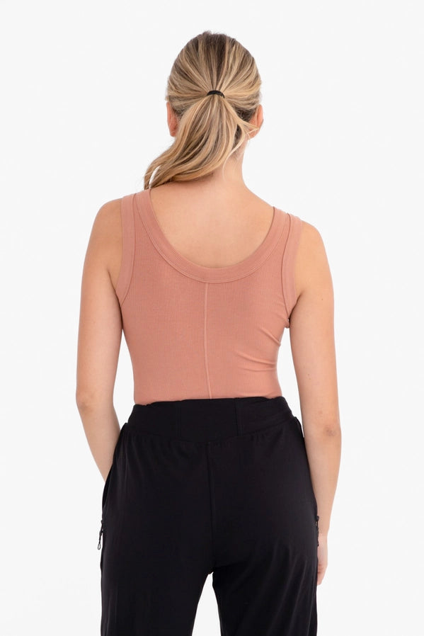 Ribbed Tank Top Bodysuit