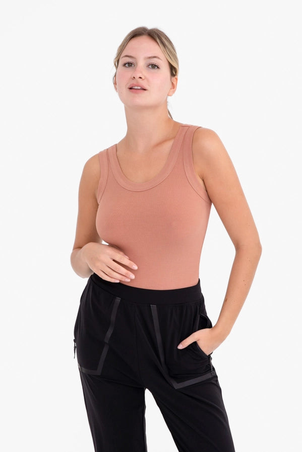 Ribbed Tank Top Bodysuit