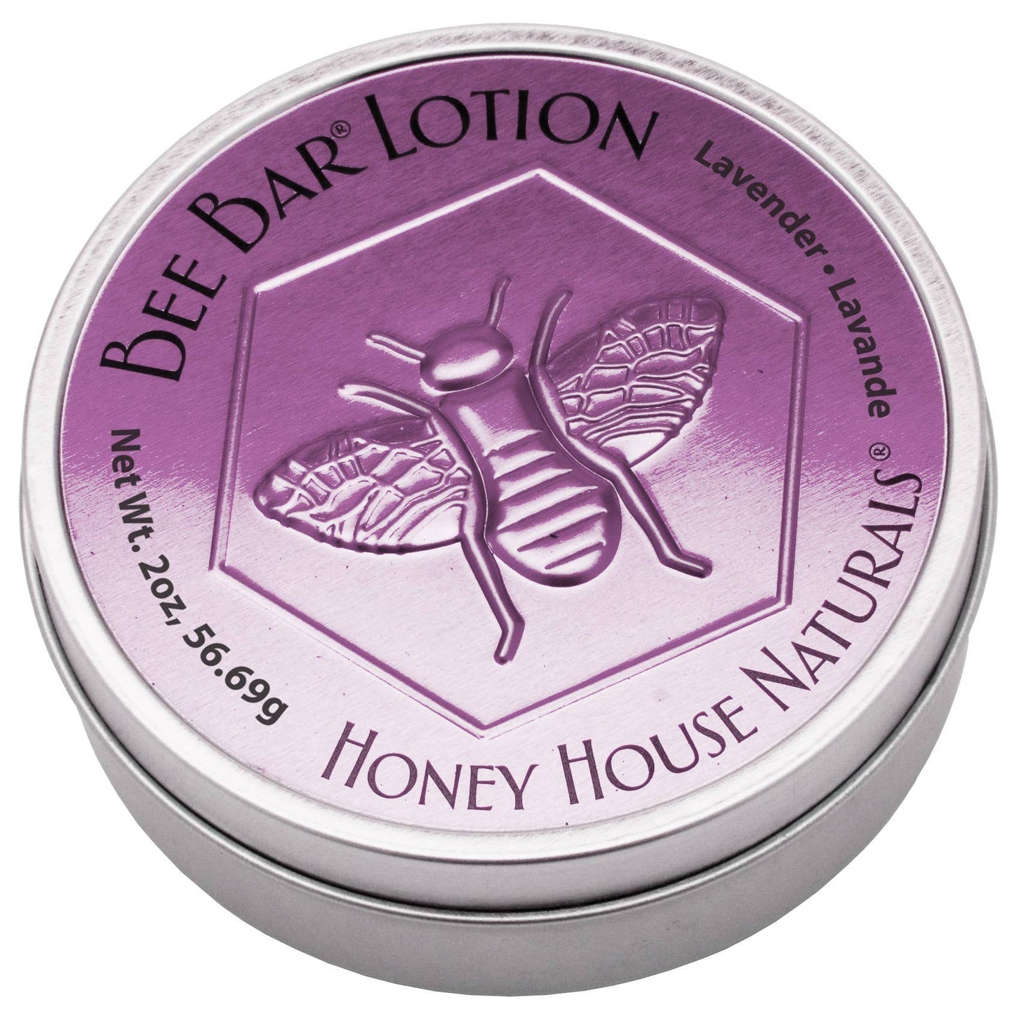 Large Bee Bars Solid Lotion Bar - Lavender