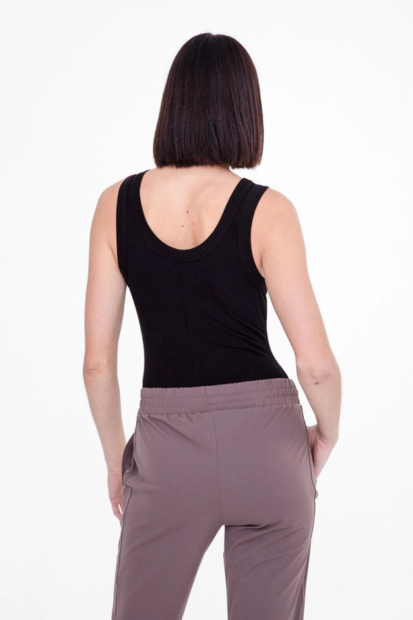 Ribbed Tank Top Bodysuit