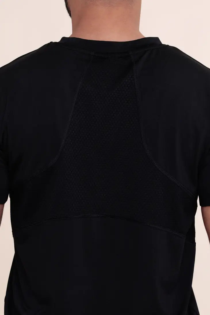 Active Shirt with Honeycomb Panel