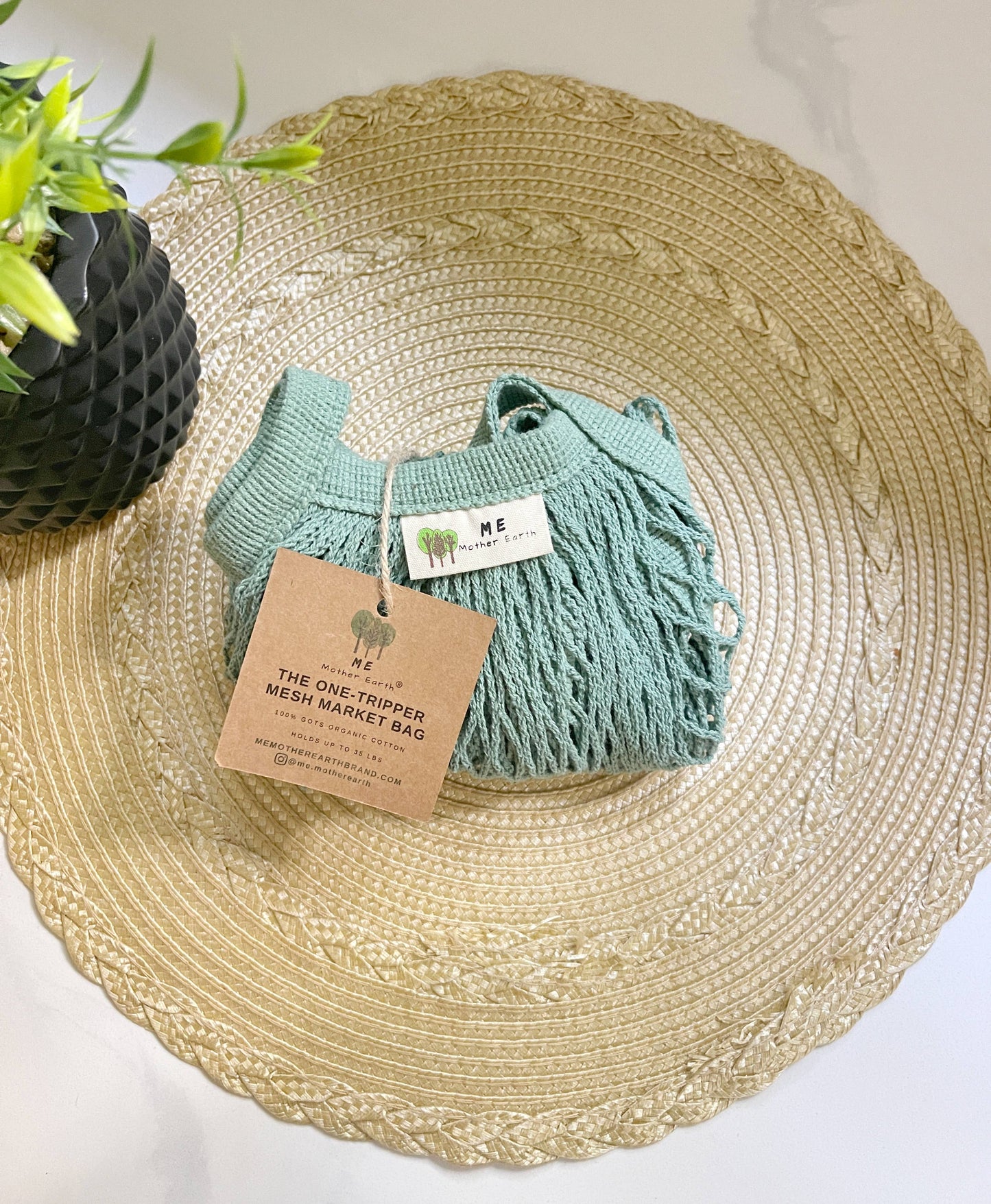 The "One Tripper" HUGE Mesh Market Bag | Zero Waste: Natural