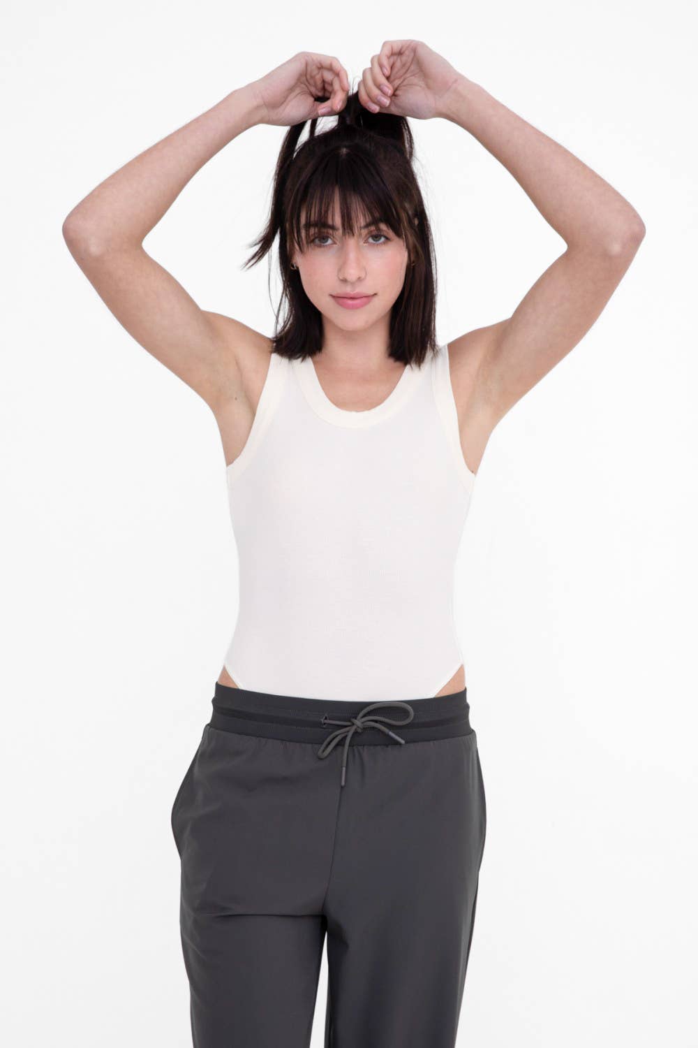 Ribbed Tank Top Bodysuit