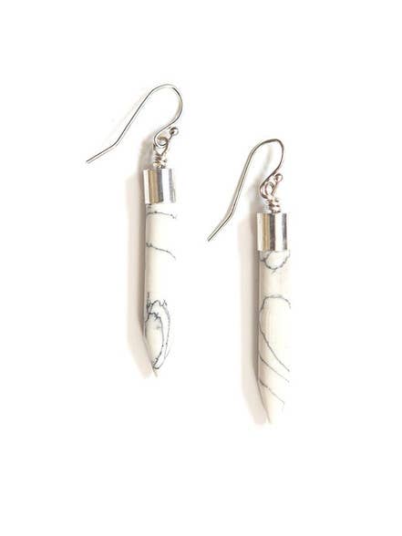 Daring Drop Marbled Earrings