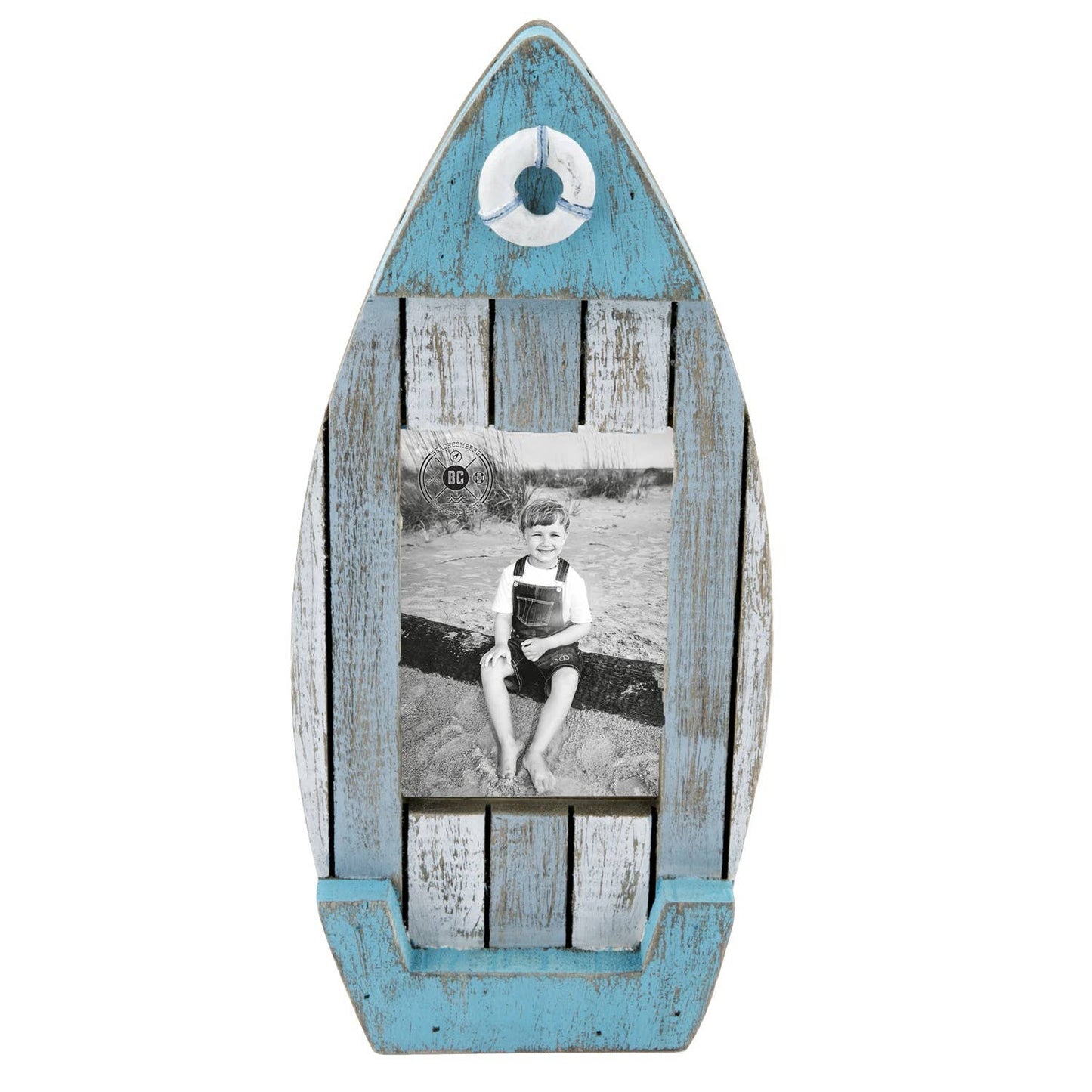 Teal/White 4x6 Boat Frame
