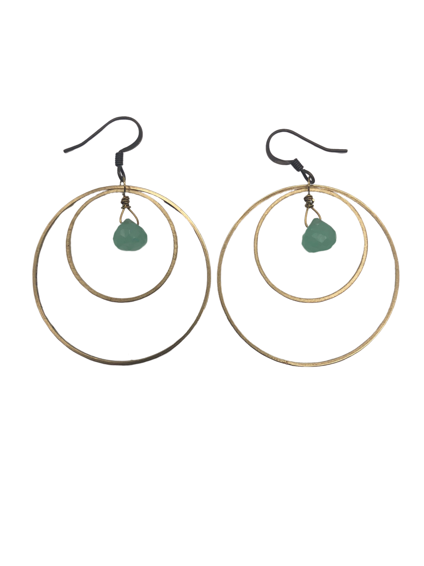 Roseau Earrings Chalcedony
