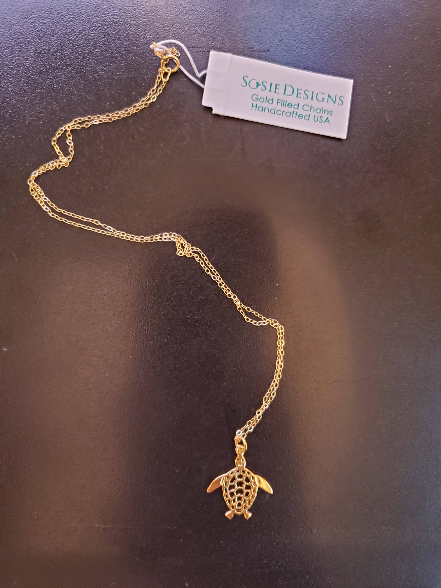 Gold Honu Turtle