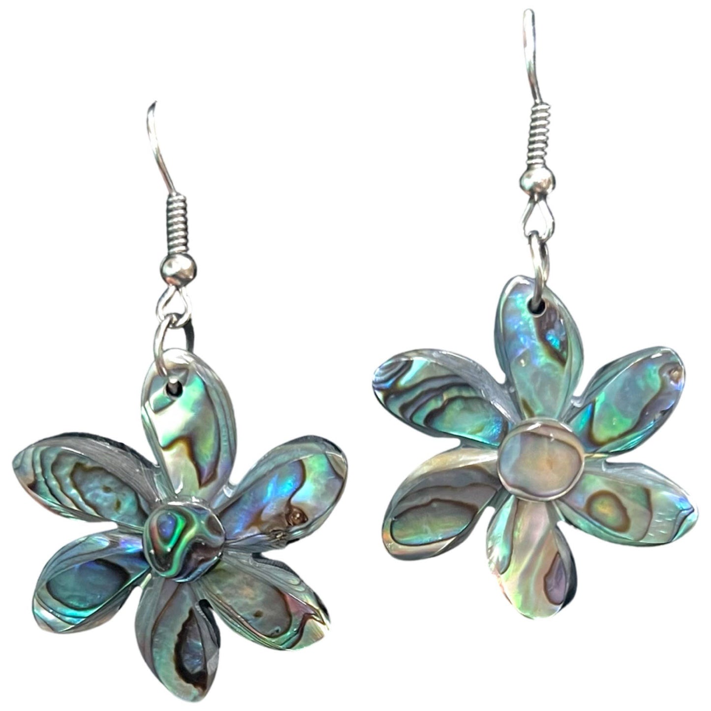 Abalone Flower Earrings