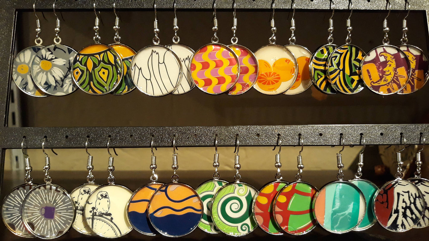Recycled Metal Earrings