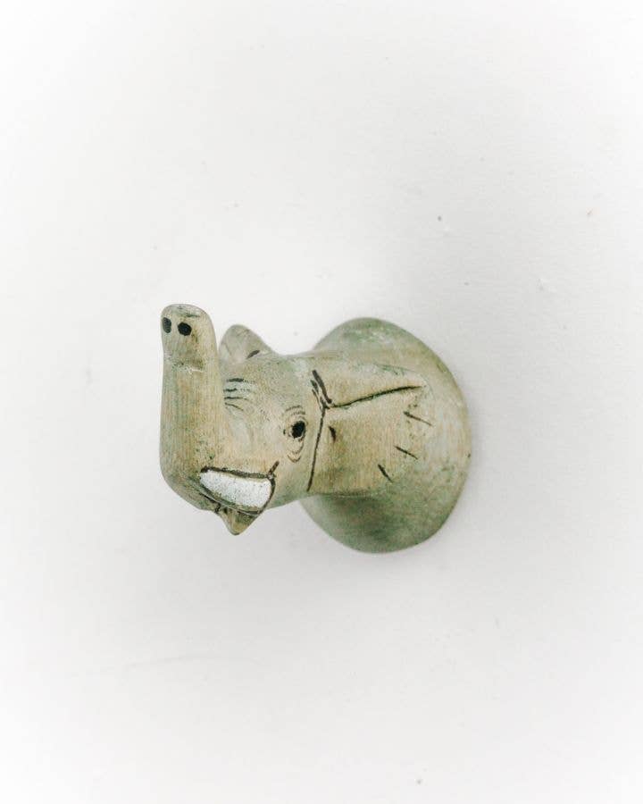 Hand-carved Elephant Magnet