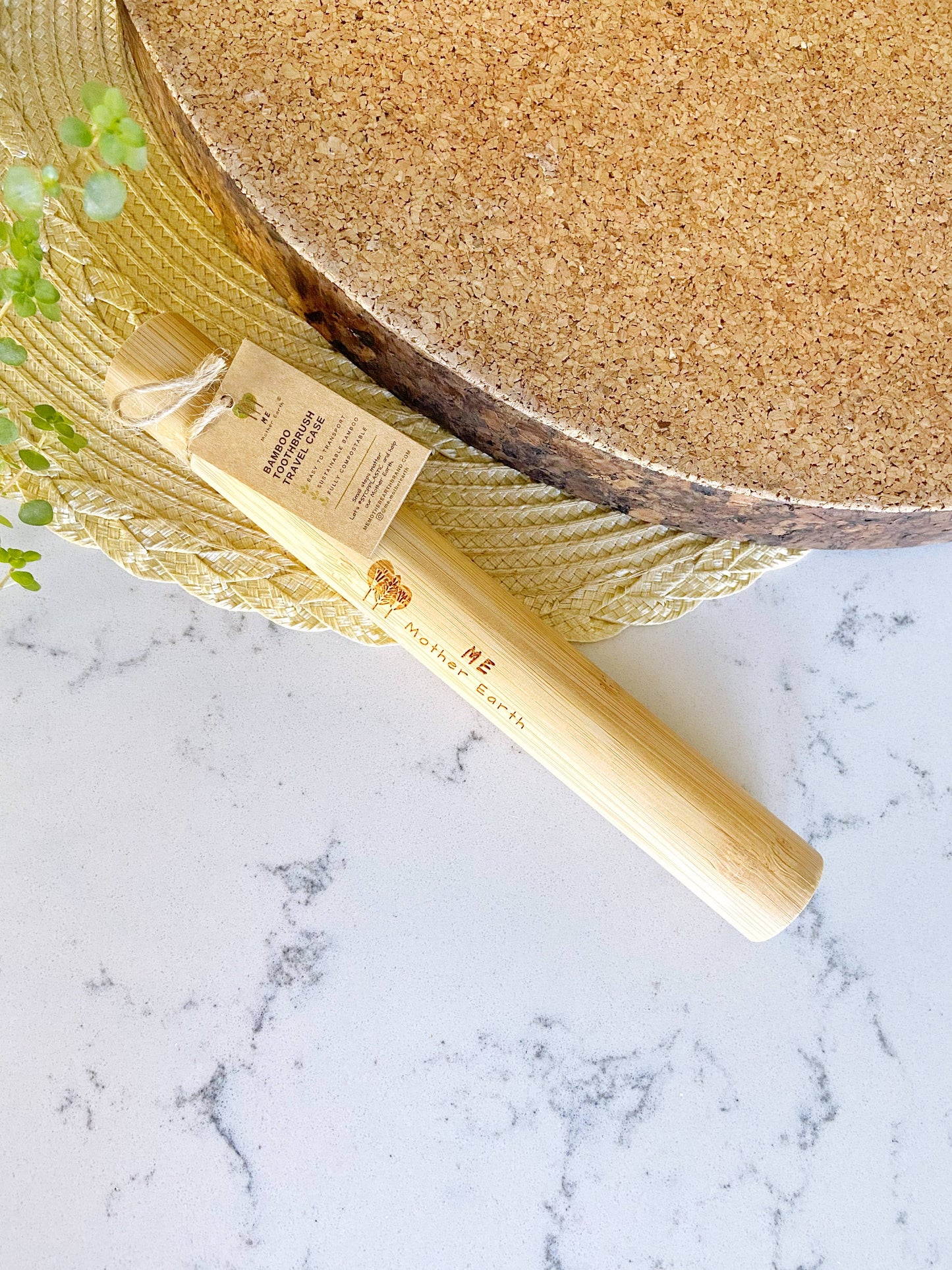 Bamboo Travel Toothbrush Case