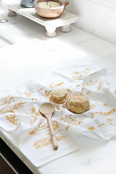 Wild Flower Tea Towel