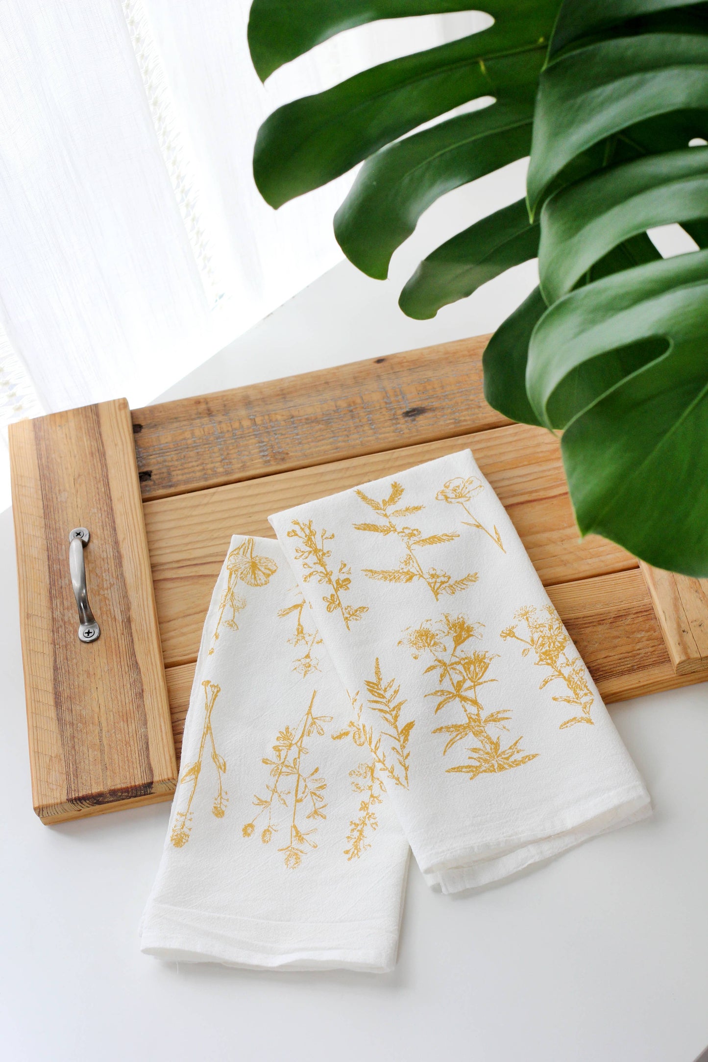 Wild Flower Tea Towel