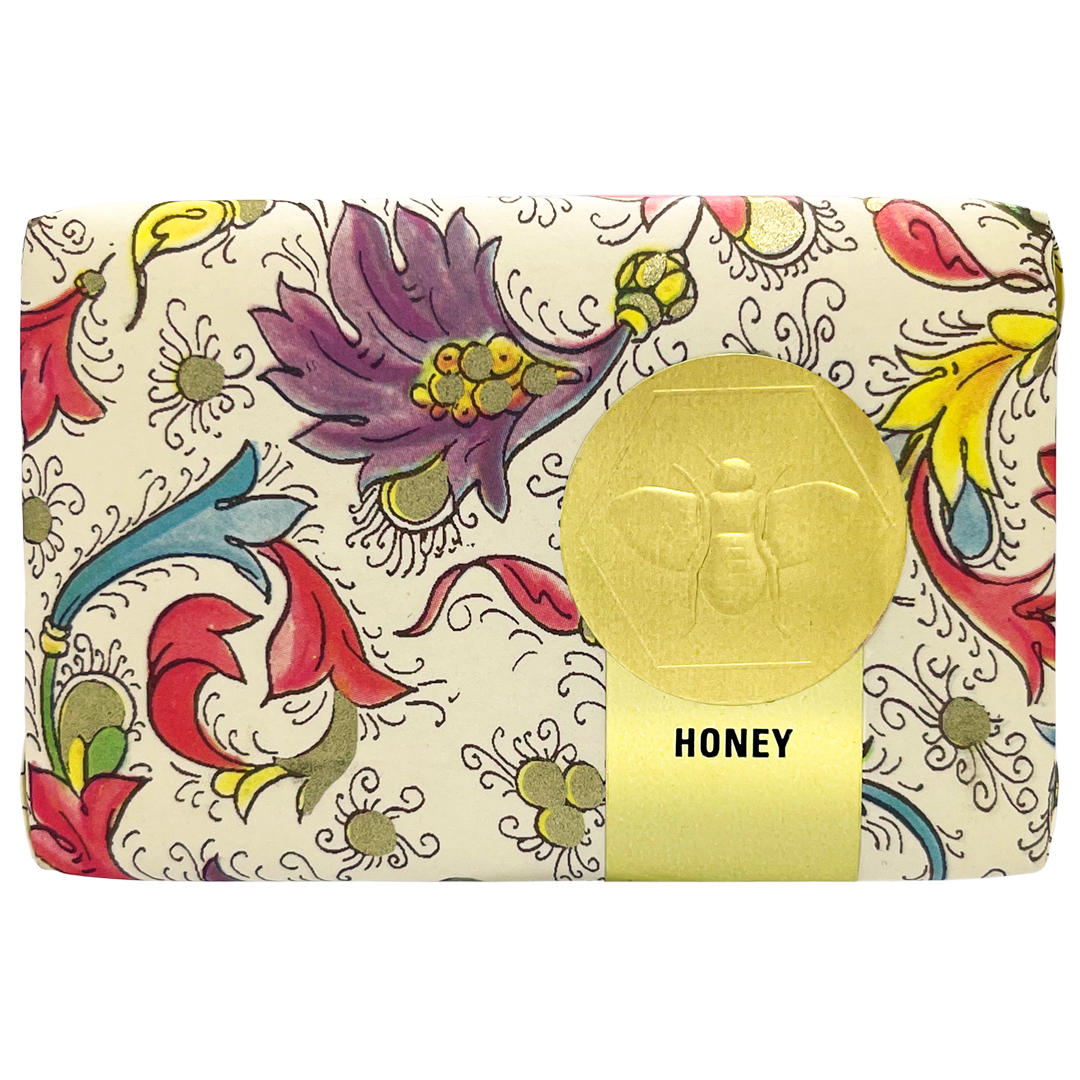 Florentine Paper Wrapped Soap - Honey
