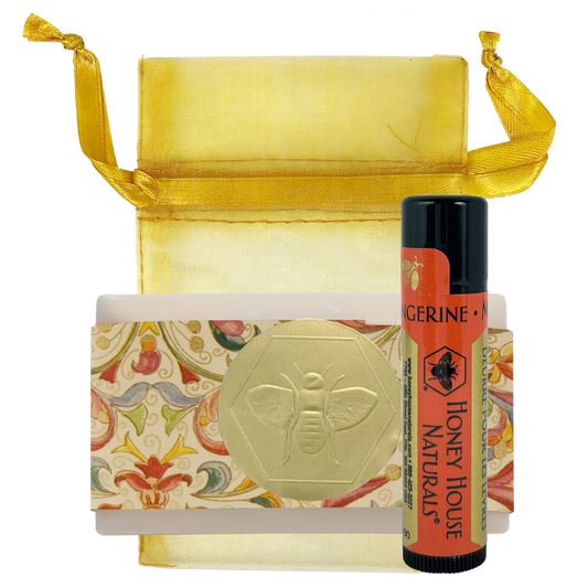 Mini Soap & Lip Butter Set: Citrus/Tangerine