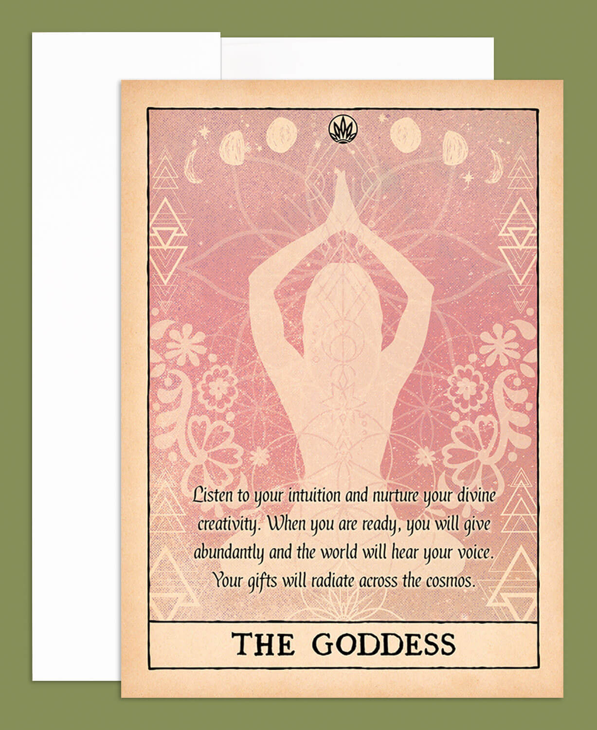 GOOD FORTUNE CARD GODDESS