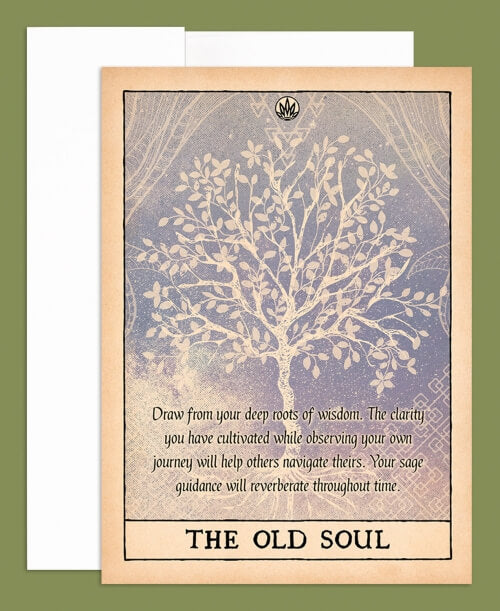 GOOD FORTUNE GREETING CARD OLD SOUL