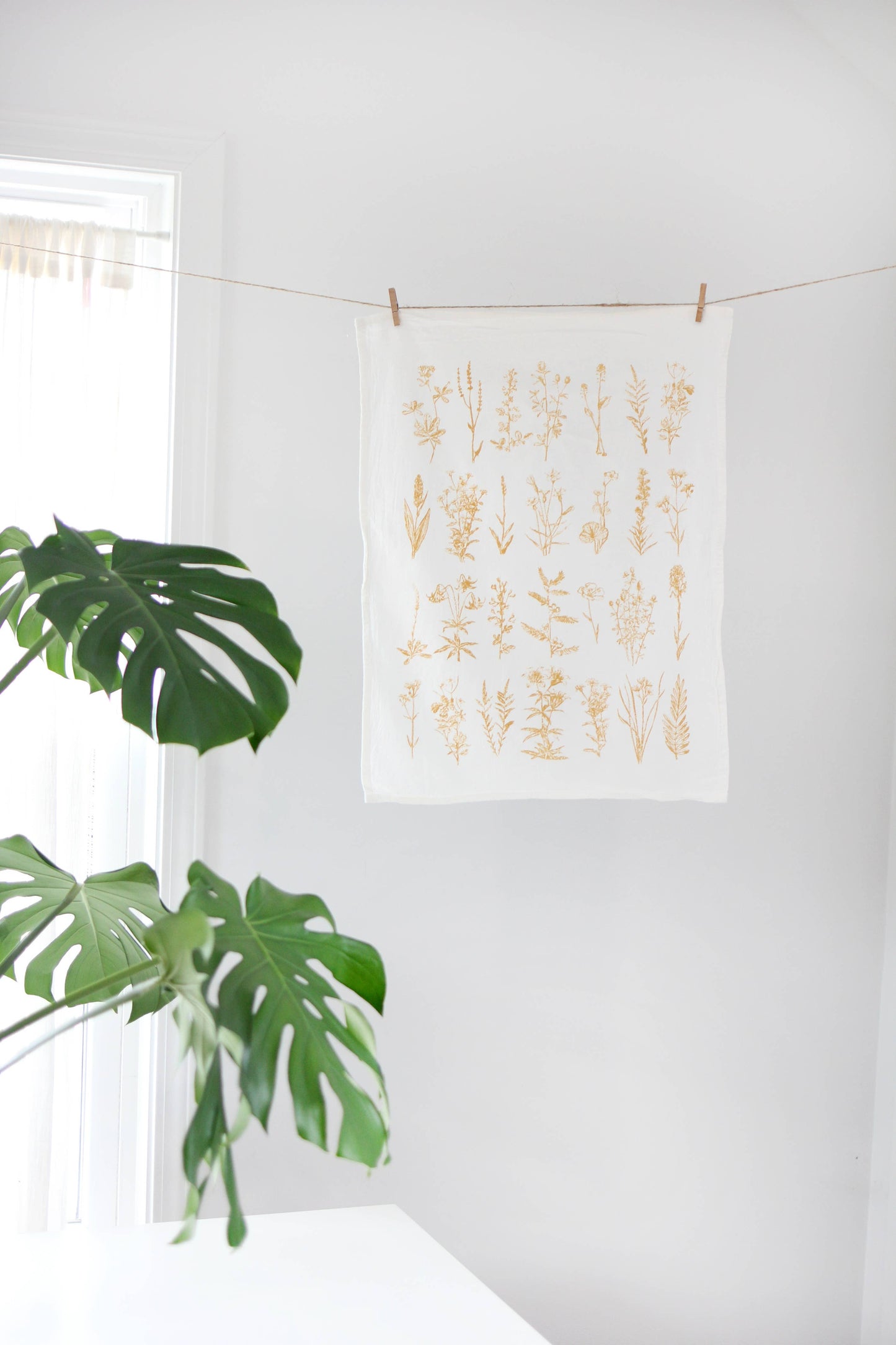 Wild Flower Tea Towel