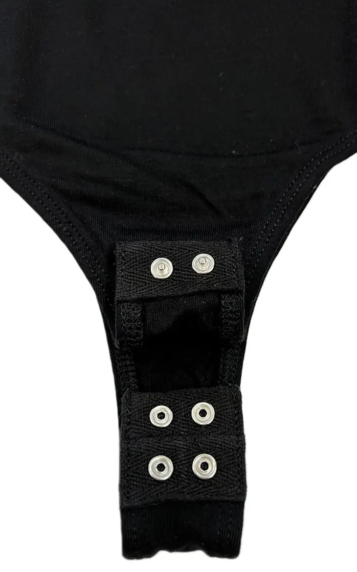 Double Layered V Neck Bodysuit