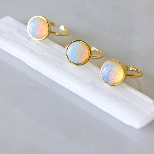 Opalite Solitare Ring