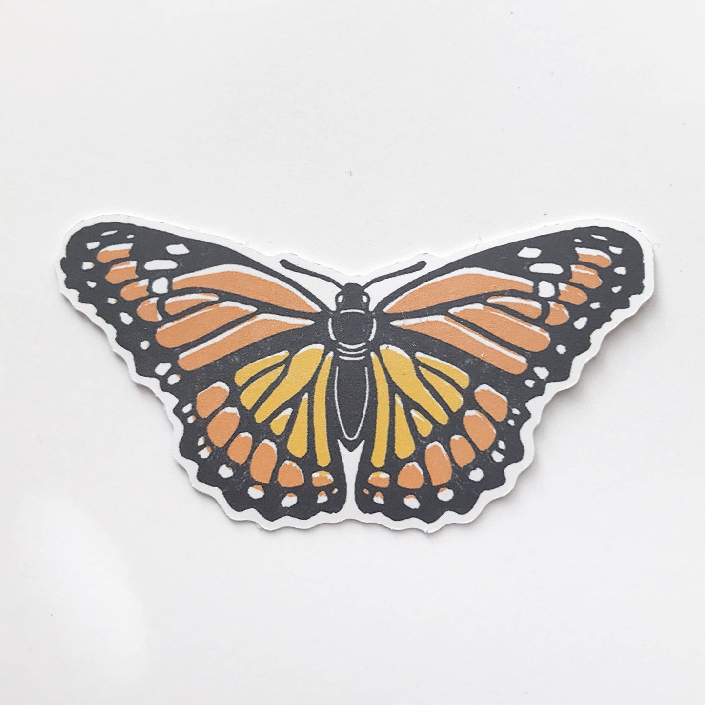 Monarch Butterfly Eco-Friendly Paper Sticker