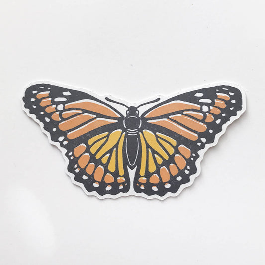 Monarch Butterfly Eco-Friendly Paper Sticker