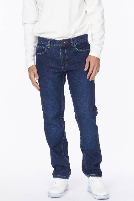 Men's Straight Loose Fit Denim Jeans