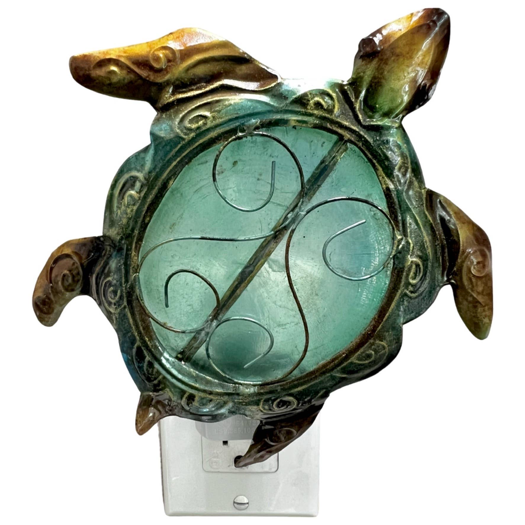 Turtle Shell Light Sea Turtle Night Light – Sea Glass