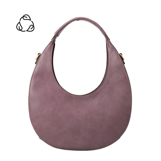 Danni Recycled Vegan Shoulder Bag in Lavender